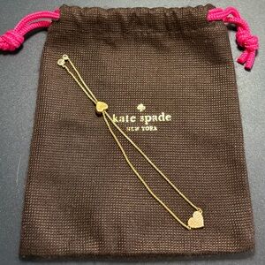 Kate Spade Gold Heart Charm Bracelet